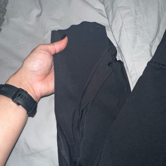 Lululemon Wunder Under High-Rise Crop 23" *Updated Scallop Full-On Luxtreme Blac - Picture 12 of 13